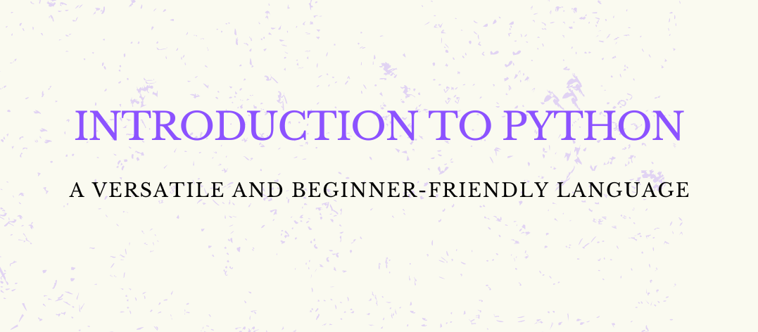 Introduction to Python