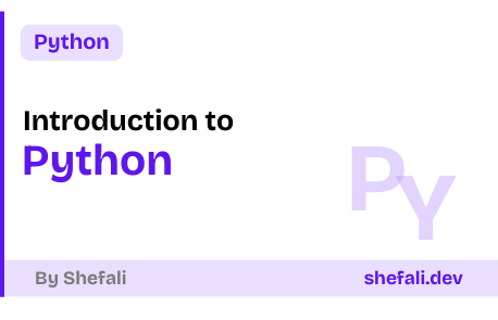 Introduction to Python