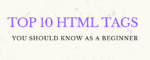 HTML tags