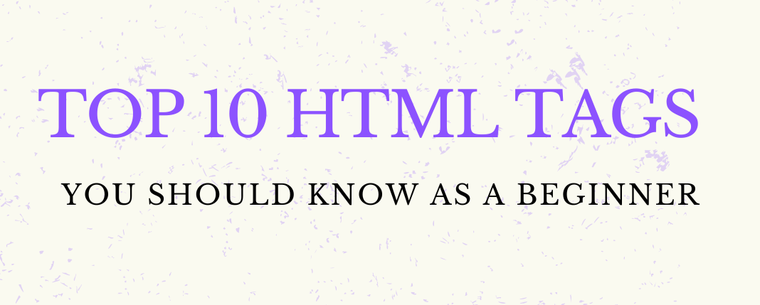 HTML tags