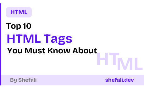 Top html tags
