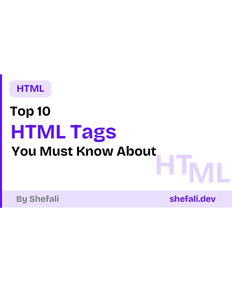 Top html tags