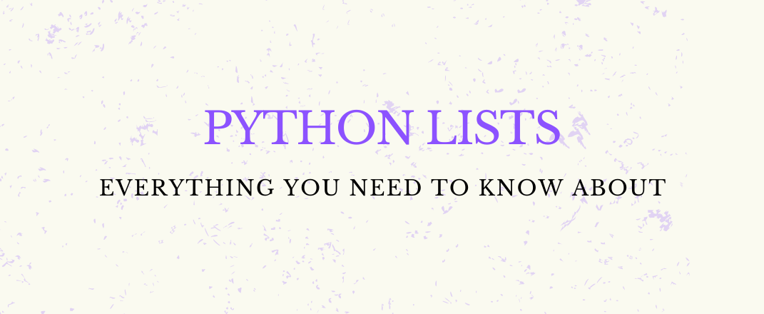 Python Lists