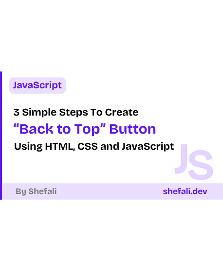 Create a "Back to Top" Button