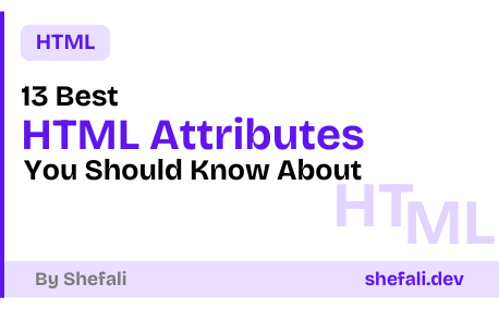 HTML Attributes