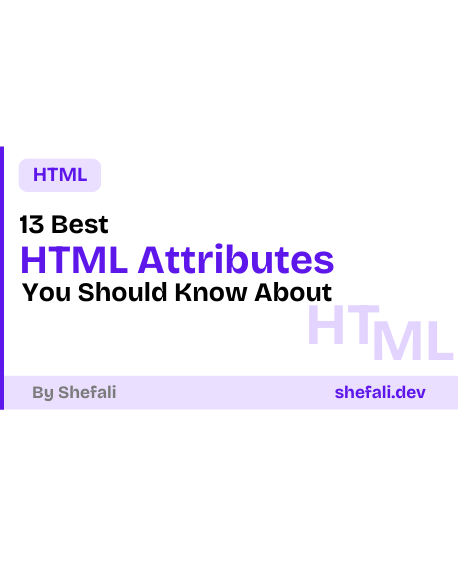HTML Attributes