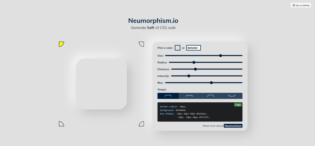 Neumorphism.io