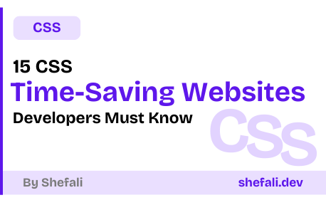 Time-Saving CSS Websites