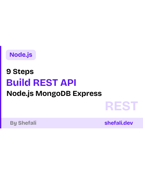 Build REST API Node.js MongoDB Express