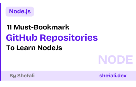 GitHub Repositories to learn NodeJs