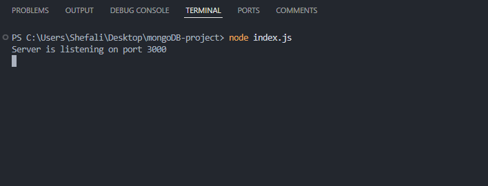 node index.js