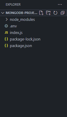 MongoDB Altas Project Structure