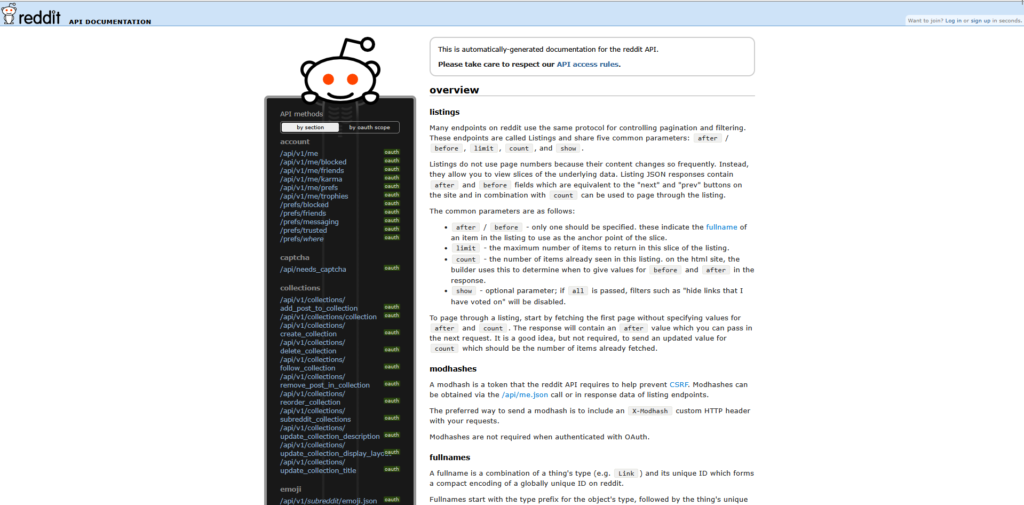 Reddit API