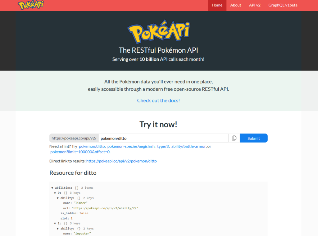 Pokemon API