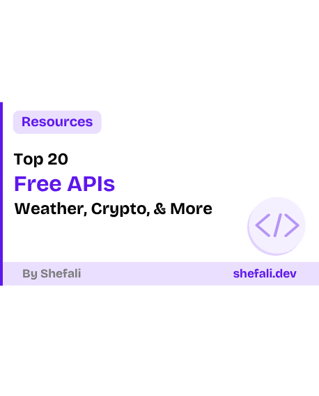 Free APIs for Developers