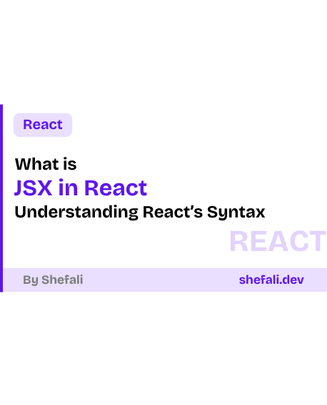 JSX in React