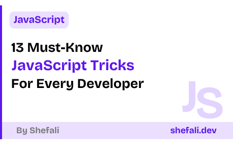 JavaScript Tricks