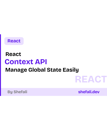 React Context API Manage Global State Easily