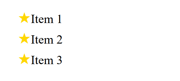 Customize List Points