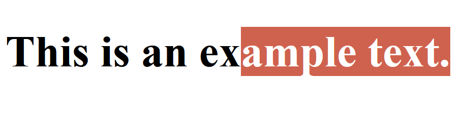 Changing the Text Selection Color