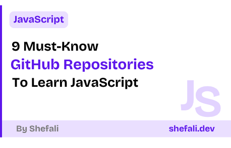 GitHub Repositories to Learn JavaScript
