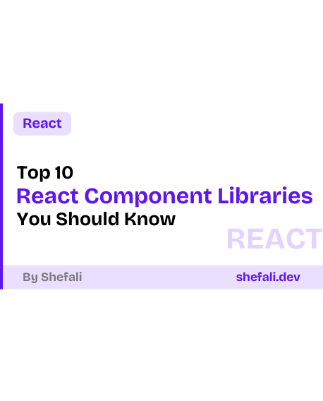 React Component Libraries