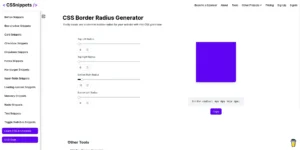 CSS Border Radius Generator