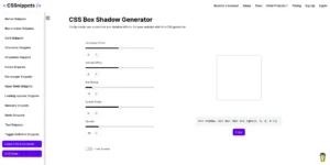 CSS Box Shadow Generator