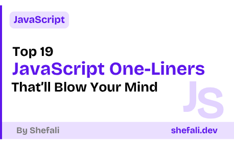 JavaScript One-Liners
