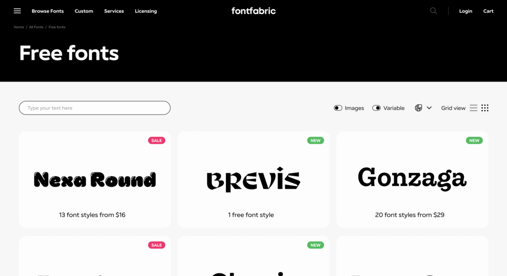 FontFabric - FREE Font Resources