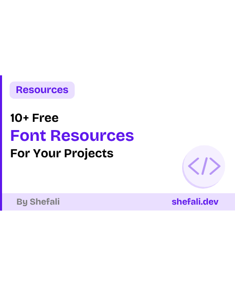 Free Font Resources
