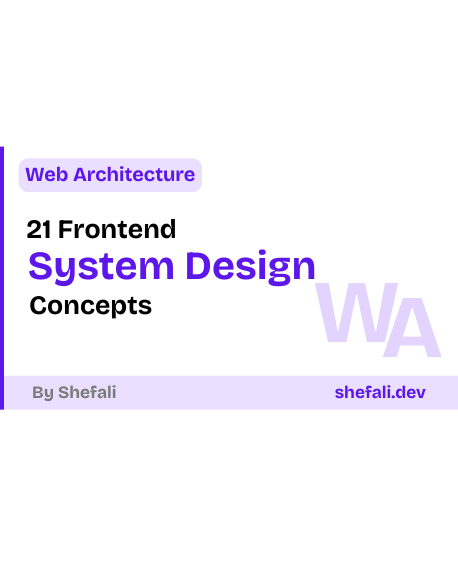 frontend system design concepts