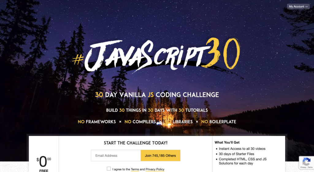JavaScript30 - collection of 30 JavaScript projects