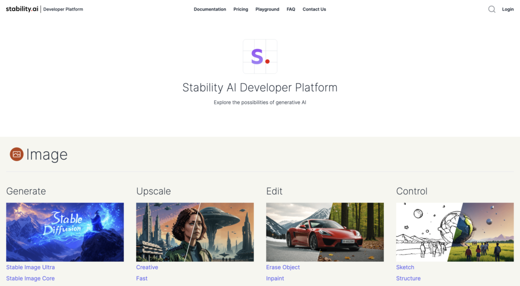 Stability AI API - AI APIs