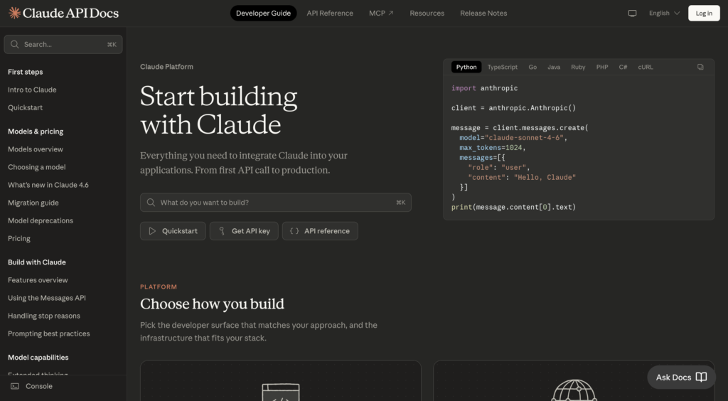 Anthropic Claude API - AI APIs
