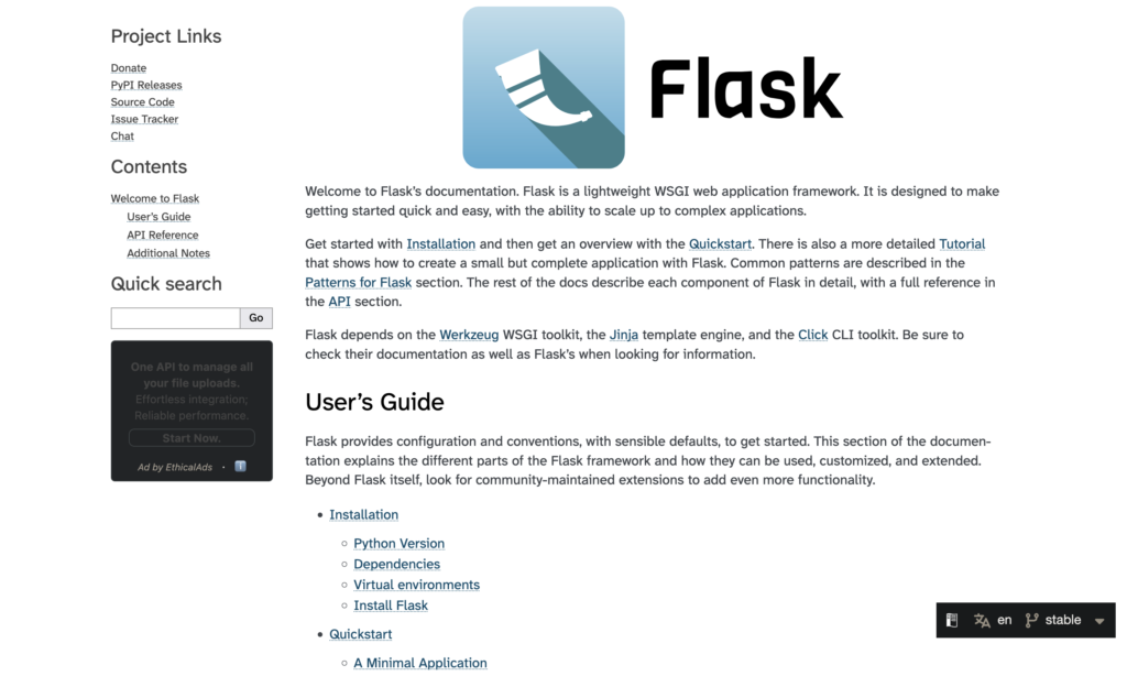 Flask Python Library