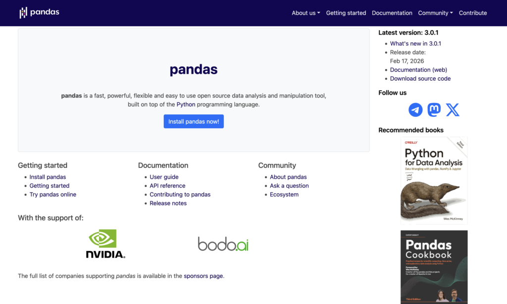 Pandas Python Library