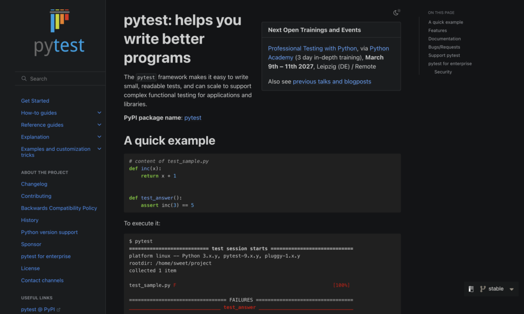 Pytest