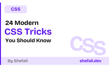 Modern CSS Tricks