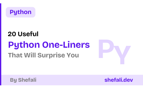 Python One-Liners