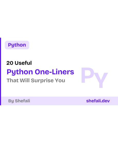 Python One-Liners