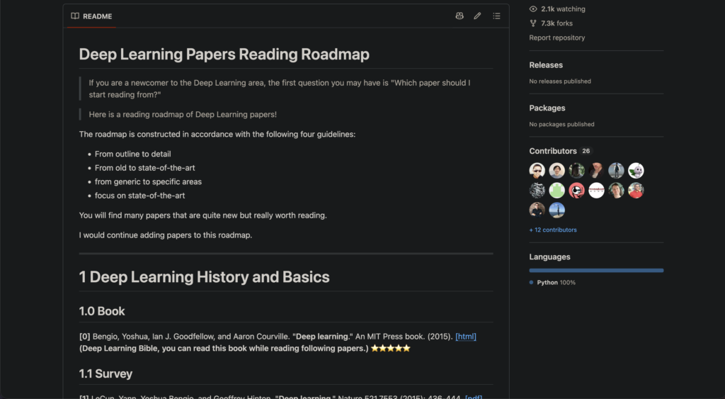 Deep Learning Papers Reading Roadmap